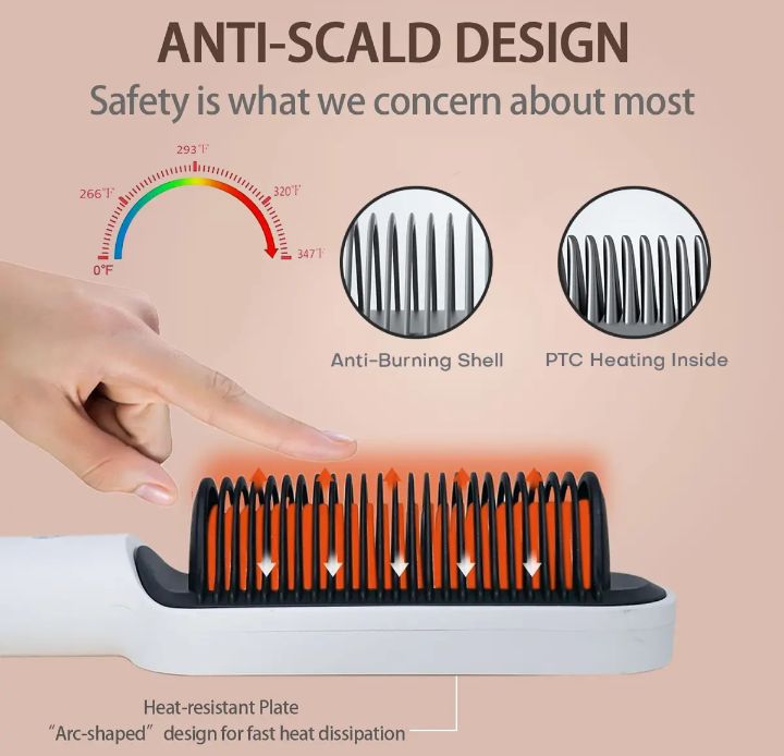 Hair Straightener Brush